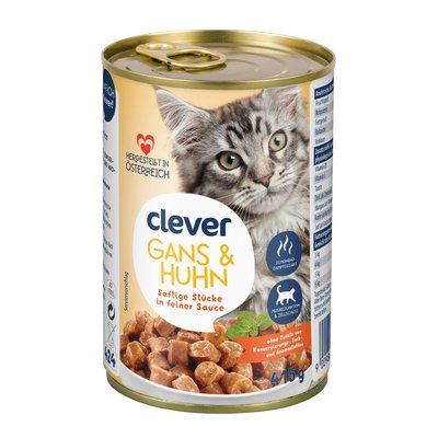 Bild von Clever Katze Gans & Huhn