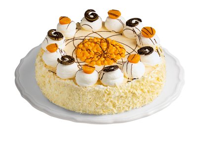 Bild von Nougat-Orangentorte