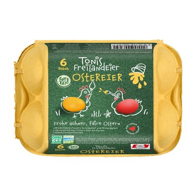 Bild von Tonis Freilandeier bunte Ostereier 6er