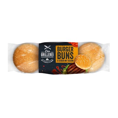 Bild von Die Grillerei Burger Buns Sesam 6er