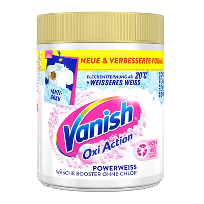 Bild von Vanish Oxi Action  Fleckenentferner Pulver Powerweiss