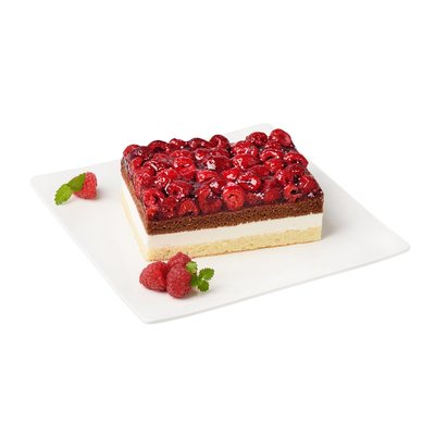 Bild von Himbeer Topfenschnitte