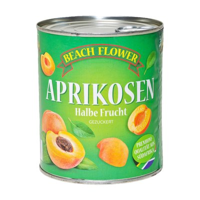 Bild von Beach Flower Aprikosen halbe Früchte