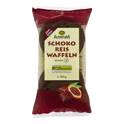 Bild von Alnatura Schoko Reiswaffeln Zartbitter