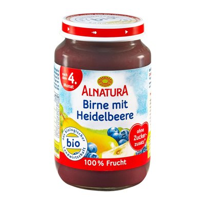Bild von Alnatura Birne mit Heidelbeere