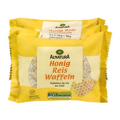 Bild von Alnatura Honig Reiswaffel