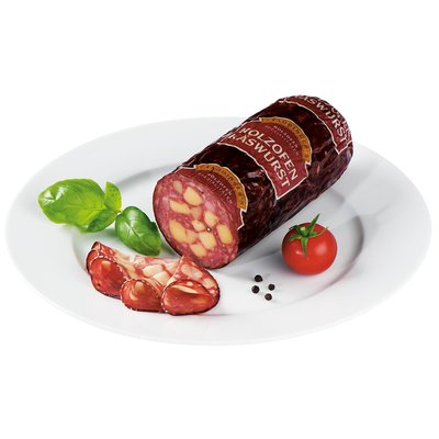 Bild von Staudinger Holzofen Käsewurst