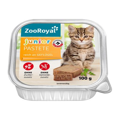 Bild von ZooRoyal Junior Pastete Reich an Geflügel