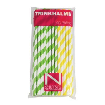 Bild von Papier Trinkhalme