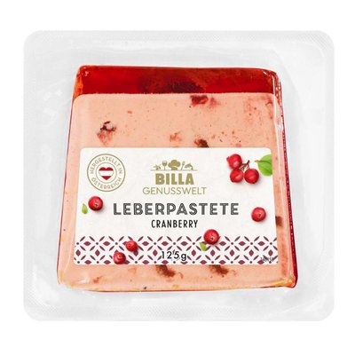 Bild von BILLA Genusswelt Leberpastete  Cranberry