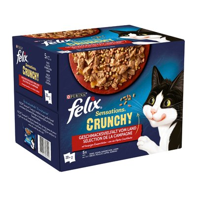 Bild von Felix Sensations Crunchy Fleisch 20er + Topping
