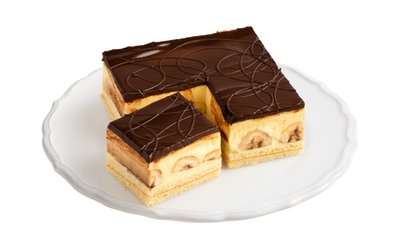 Bild von Bananenschnitte rein pflanzlich