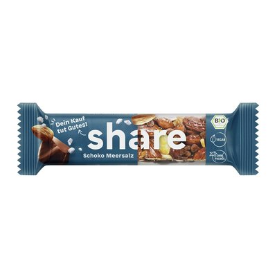 Bild von Share Bio-Nussriegel Schoko & Meersalz