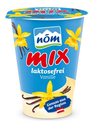 Bild von nöm mix Laktosefrei Vanille Fruchtjoghurt