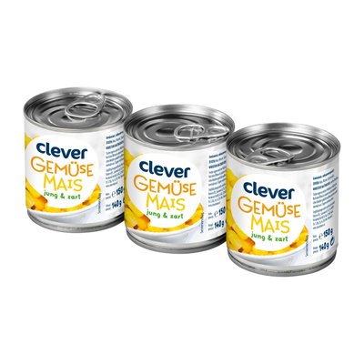 Bild von Clever Gemüsemais 3er Pack