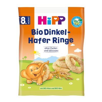 Bild von Hipp Dinkel Hafer Ringe