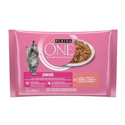 Bild von Purina One Junior Lachs & Karotten 4er