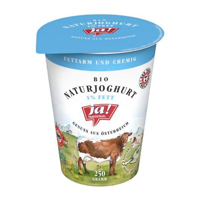 Bild von Ja! Natürlich Joghurt Natur 1%