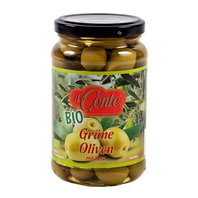 Bild von Il Conte Bio Grüne Oliven mit Kern