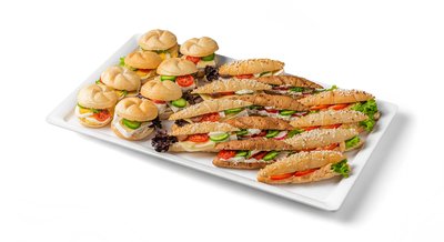 Bild von Vegetarische Jour-Gebäck-Platte