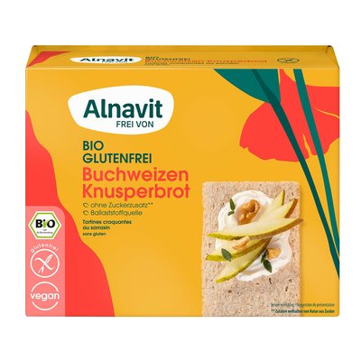 Bild von Alnavit Bio Knusperbrot Buchweizen Glutenfrei