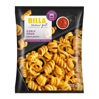 Bild von BILLA Curly Fries
