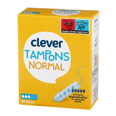 Bild von Clever Tampons Normal mit Wabenstruktur