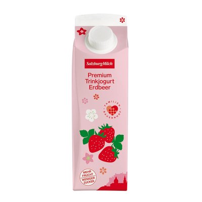 Bild von SalzburgMilch Erdbeer Trinkjoghurt
