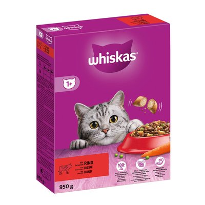 Bild von Whiskas Trocken mit Rind 1+