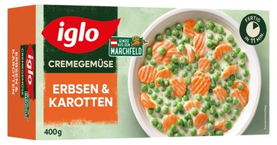 Bild von Iglo Cremegemüse Erbsen & Karotten