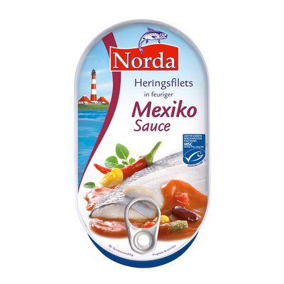 Bild von Norda Heringsfilets in Mexiko Sauce