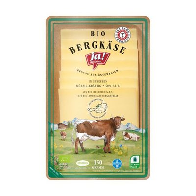 Bild von Ja! Natürlich Bergkäse Scheiben
