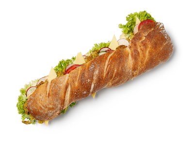 Bild von Wurzelbrot 'rein pflanzlich' gefüllt