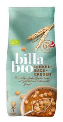 Bild von BILLA Bio Dinkel Backerbsen