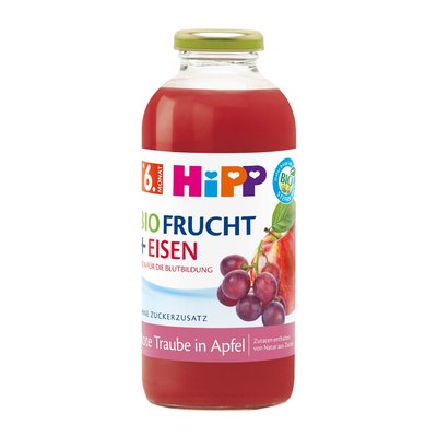 Bild von Hipp Rote Traube in Apfel mit Eisen