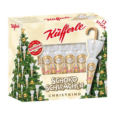 Bild von Küfferle Schokoschirmchen 12er Christkindl