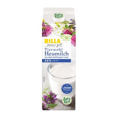 Bild von BILLA Tierwohl Heumilch länger frisch 3,6%
