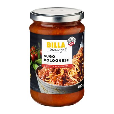 Bild von BILLA Sugo Bolognese