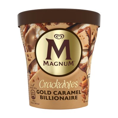 Bild von Eskimo Magnum Crackables Gold Caramel Billionare
