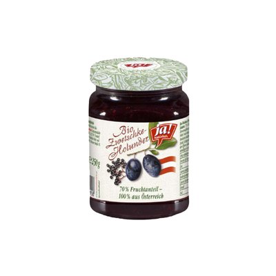 Bild von Ja! Natürlich Zwetschke-Holunder Fruchtaufstrich 