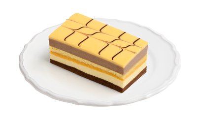 Bild von Orangen-Nougatschnitte