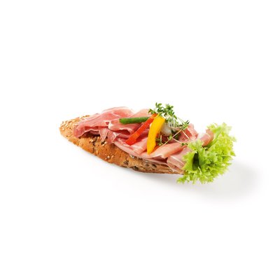 Bild von Baguette Brötchen Prosciutto