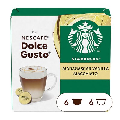 Bild von Starbucks Vanilla Macchiato Madagascar Kaffee für Nescafé Dolce Gusto