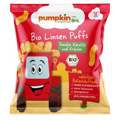 Bild von Pumpkin Organics Bio Linsen Puffs
