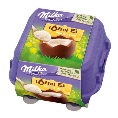Bild von Milka Löffel Eier Milchcreme