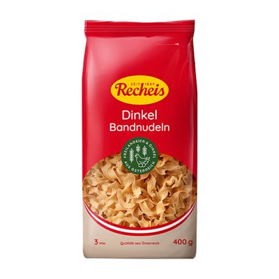 Bild von Recheis Dinkel Bandnudeln gewellt