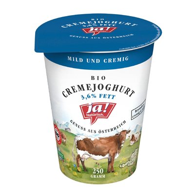 Bild von Ja! Natürlich Cremejoghurt Natur 3,6%