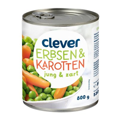 Bild von Clever Erbsen & Karotten