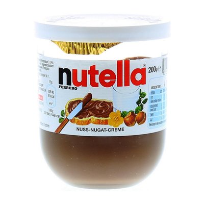 Bild von Ferrero Nutella Dekorglas