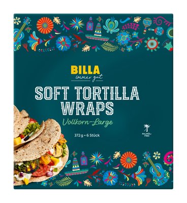 Bild von BILLA Soft Tortilla Wraps Vollkorn